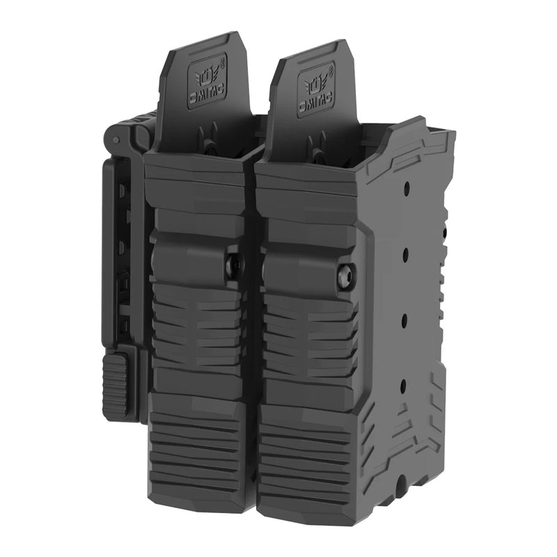 Porte-Chargeur Rigide en Polymère pour AR15 M4 M16, Simple ou Double, Noir, vue 2