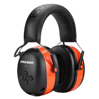 Casque Anti-Bruit Bluetooth 5.0 Rechargeable avec Prise AUX, Orange ou Noir, vue 2