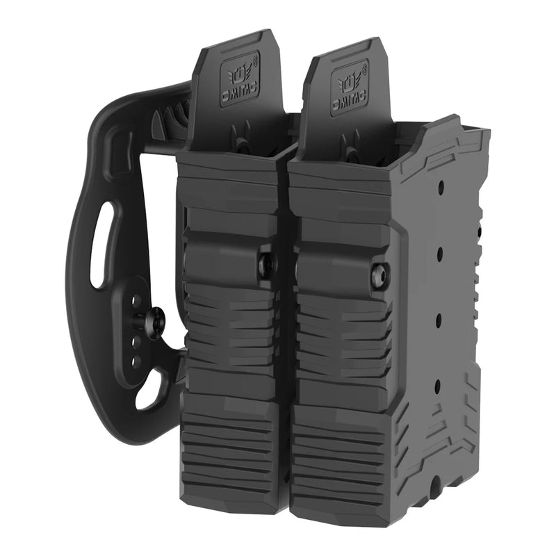 Porte-Chargeur Rigide en Polymère pour AR15 M4 M16, Simple ou Double, Noir, vue 3