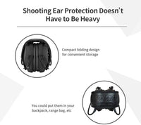 Casque Anti-Bruit de Tir Électronique avec Coussinets de Rechange, Noir ou Vert, vue 9