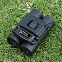 Jumelles Compactes Pliantes Noires, Objectif 22 mm, Prismes BAK4 FMC, vue 3