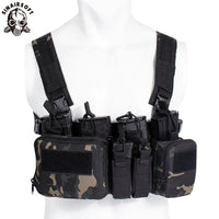 Gilet Tactique Chest Rig en Nylon 500D Démontable, Bretelles Réglables, 0,52 kg, vue 8
