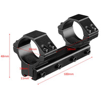 Montage de Lunette Monobloc pour Rail 11 mm, Colliers 25,4 ou 30 mm, 14 Modèles, vue 3