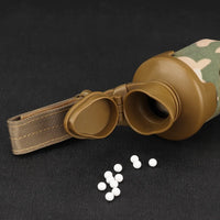 Pochette Pliable de Rangement pour 3000 Billes d'Airsoft, Nylon 1000D, Fixation MOLLE, 7 x 26 cm, 4 Coloris, vue 6