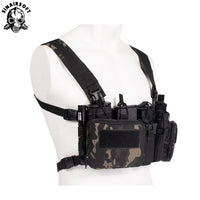 Gilet Tactique Chest Rig en Nylon 500D Démontable, Bretelles Réglables, 0,52 kg, vue 3