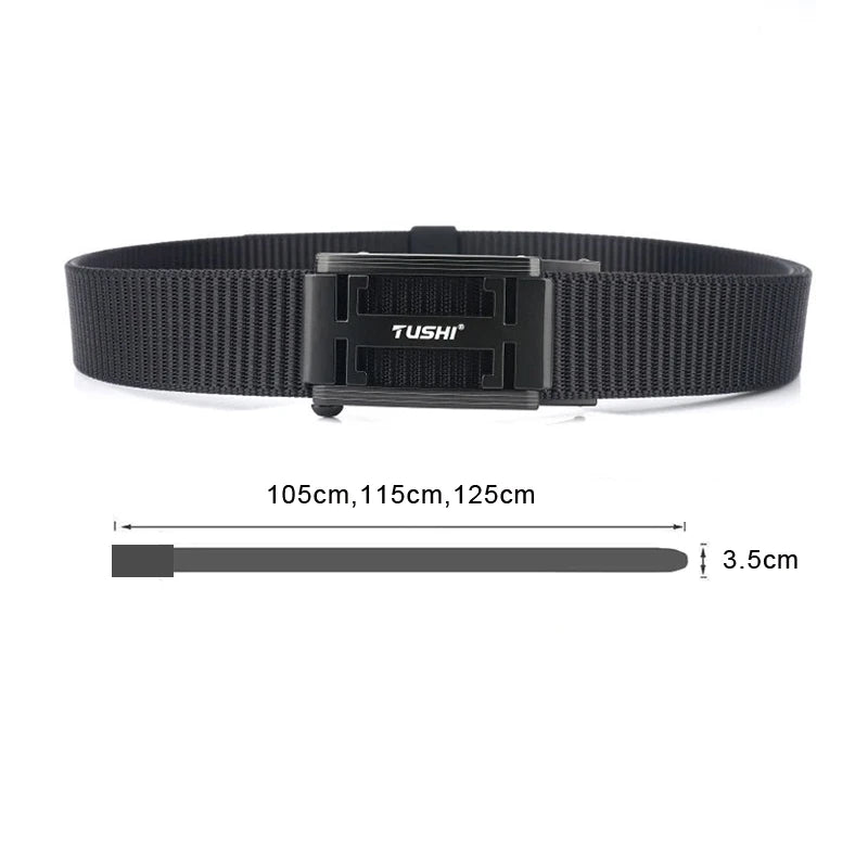 Ceinture Tactique Nylon 3,5 cm à Boucle Métallique Ajourée, 7 Coloris, vue 7
