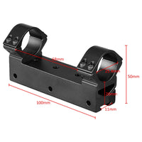 Montage de Lunette Monobloc pour Rail 11 mm, Colliers 25,4 ou 30 mm, 14 Modèles, vue 5