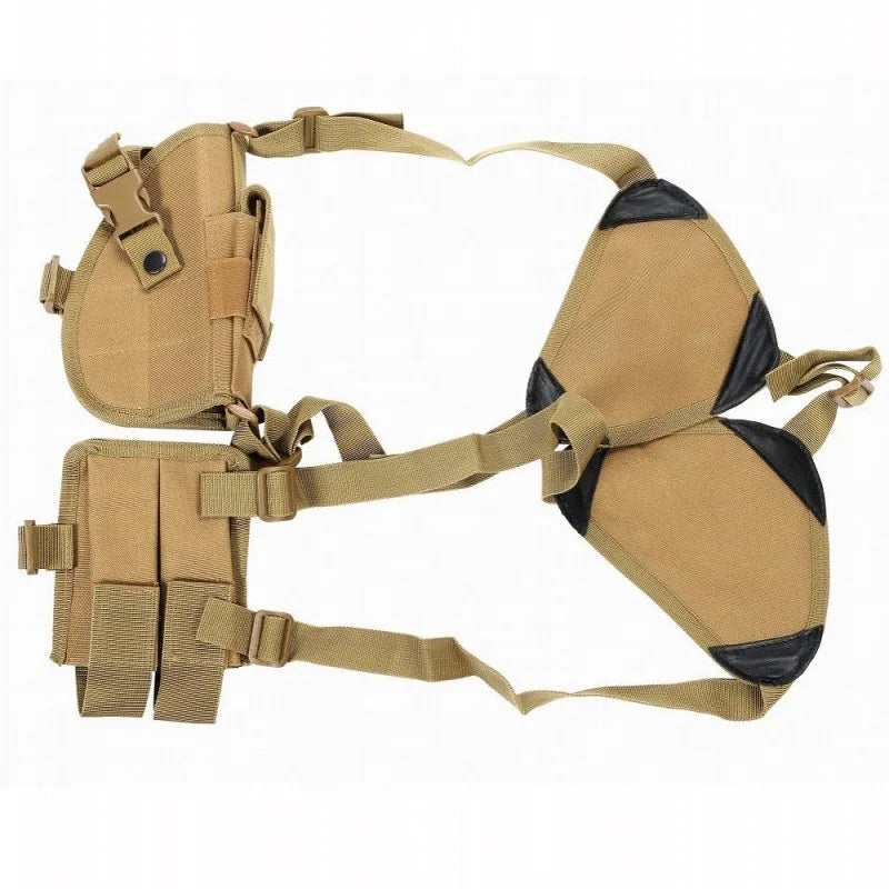 Holster d'Épaule Droitier en Nylon avec Double Porte-Chargeur, Trois Coloris, vue 7