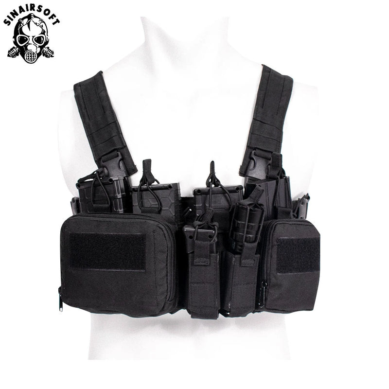 Gilet Tactique Chest Rig en Nylon 500D Démontable, Bretelles Réglables, 0,52 kg, vue 10