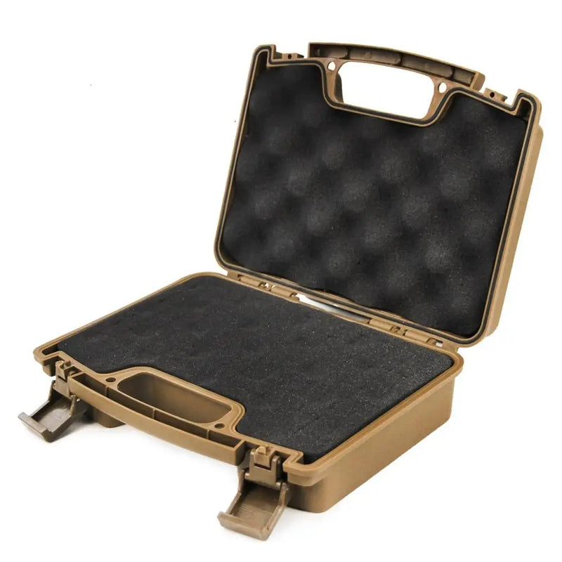 Mallette Arme de Poing Compacte à Mousse Alvéolée, Noire, Vert Armée ou Beige Sable, 26 cm, vue 7
