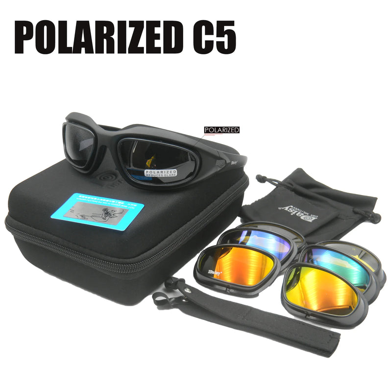 Lunettes de Protection Tactiques à Monture Rembourrée, Verres Interchangeables, Étui Rigide, vue 12