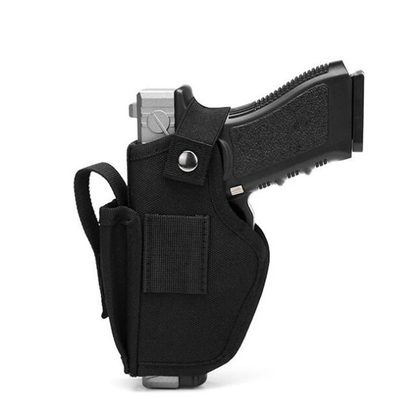 Holster IWB OWB Universel en Nylon avec Poche Chargeur, Noir ou Vert, vue 6