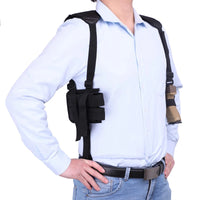Holster d'Épaule Droitier en Nylon avec Double Porte-Chargeur, Trois Coloris, vue 2
