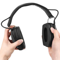 Casque Anti-Bruit de Tir Électronique avec Coussinets de Rechange, Noir ou Vert