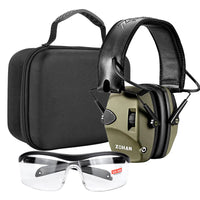 Casque Anti-Bruit Électronique pour le Tir, avec Lunettes et Mallette, 3 Coloris, vue 3