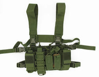 Gilet Tactique Chest Rig Léger en Nylon avec Quatre Porte-Chargeurs, Six Coloris, vue 8