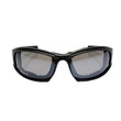 Lunettes de Protection Tactiques à Monture Rembourrée, Verres Interchangeables, Étui Rigide