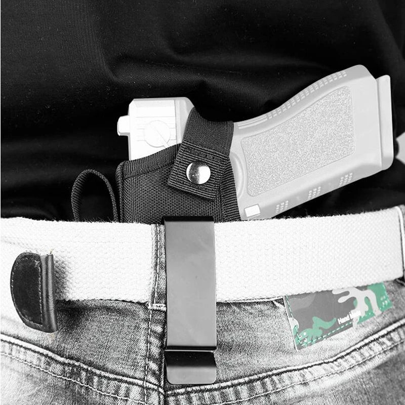 Holster IWB OWB Universel en Nylon avec Poche Chargeur, Noir ou Vert, vue 8