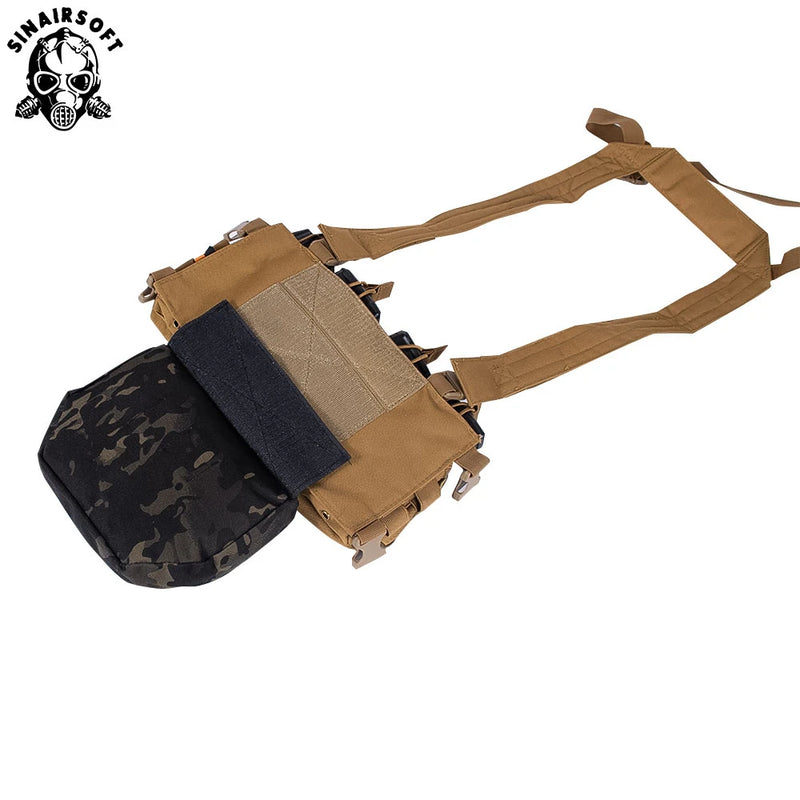 Gilet Tactique Chest Rig en Nylon 500D Démontable, Bretelles Réglables, 0,52 kg, vue 5