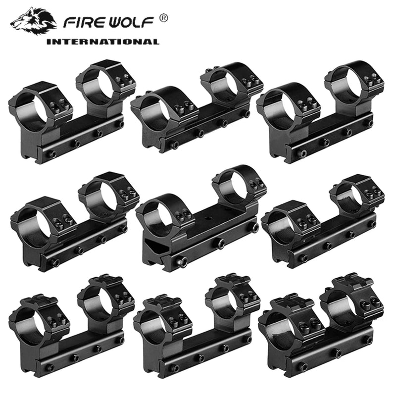 Montage de Lunette Monobloc pour Rail 11 mm, Colliers 25,4 ou 30 mm, 14 Modèles, vue 2