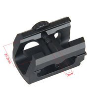 Rehausse pour Viseur Point Rouge Compact, Rail Picatinny, Serrage à Molette, Noire, vue 4