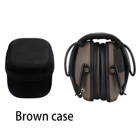 Casque Anti-Bruit Électronique Pliable, Rose, Turquoise ou Marron, avec ou sans Étui, vue 8