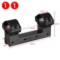 Montage de Lunette Monobloc pour Rail 11 mm, Colliers 25,4 ou 30 mm, 14 Modèles, vue 15