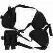 Holster d'Épaule Droitier en Nylon avec Double Porte-Chargeur, Trois Coloris