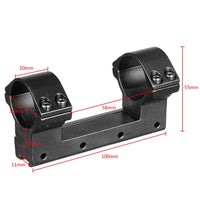 Montage de Lunette Monobloc pour Rail 11 mm, Colliers 25,4 ou 30 mm, 14 Modèles, vue 6