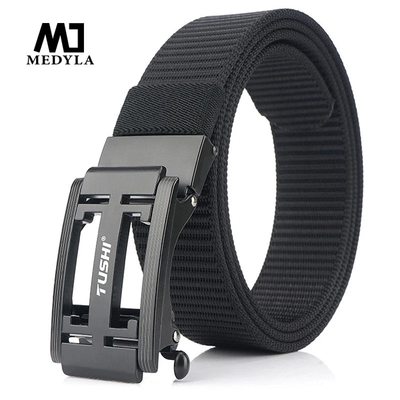 Ceinture Tactique Nylon 3,5 cm à Boucle Métallique Ajourée, 7 Coloris, vue 2