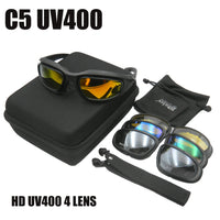 Lunettes de Protection Tactiques à Monture Rembourrée, Verres Interchangeables, Étui Rigide, vue 7