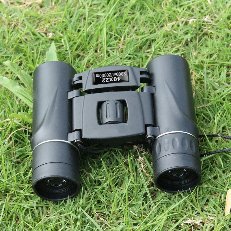 Jumelles Compactes Pliantes Noires, Objectif 22 mm, Prismes BAK4 FMC, vue 4