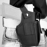 Holster IWB OWB Universel en Nylon avec Poche Chargeur, Noir ou Vert, vue 7