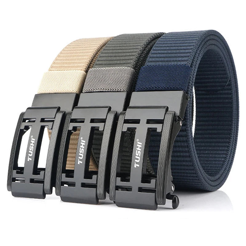 Ceinture Tactique Nylon 3,5 cm à Boucle Métallique Ajourée, 7 Coloris, vue 3