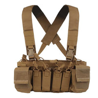 Gilet Tactique Chest Rig à Quatre Porte-Chargeurs 5,56 et 9 mm, 36 x 17 cm, vue 7