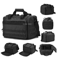 Sac de Tir Tactique Oxford à Cloisons Réglables et Panneaux MOLLE, 36 x 25 x 26 cm, vue 6