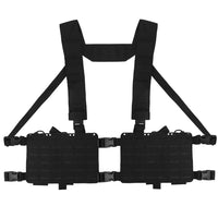 Gilet Tactique Chest Rig à Panneaux Latéraux Séparés, Découpe Laser MOLLE, Nylon, vue 11