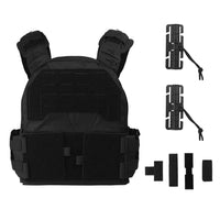 Gilet Tactique Porte-Plaques Léger en Nylon, Découpe Laser MOLLE, vue 7
