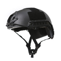Casque Airsoft Tactique avec ou sans Orifices, Rails Latéraux et Bandes Auto-Agrippantes, vue 4