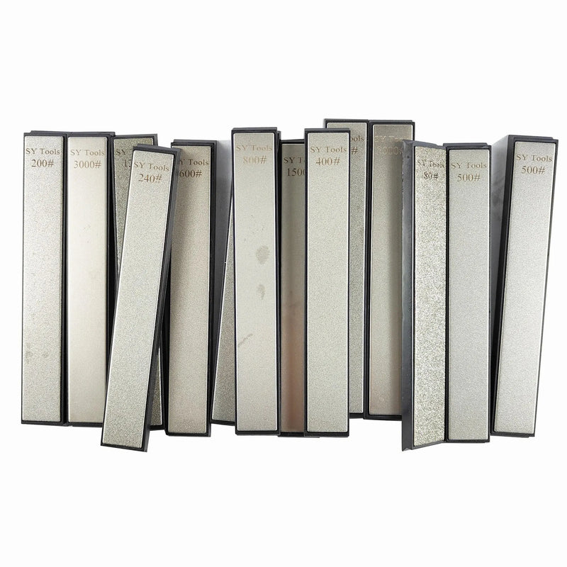 Pierres à Aiguiser Diamantées 160 x 20 x 9 mm pour Affûteur de Couteaux, Grains 80 à 3000, à l'Unité ou en Lot, vue 2