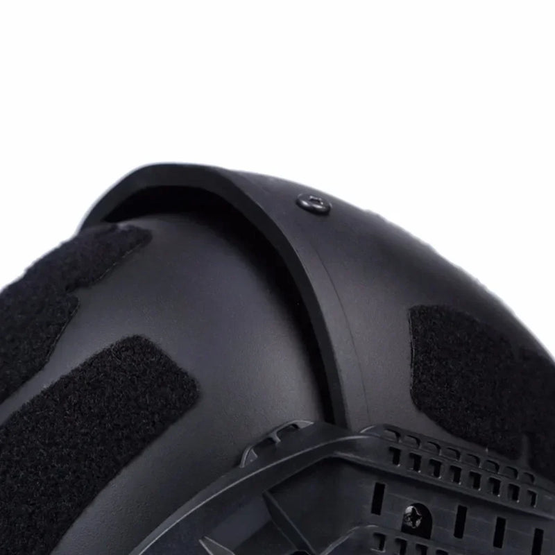 Casque Airsoft Tactique ABS 52-64 cm, Rails Latéraux et Support Frontal, vue 5