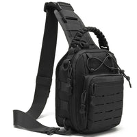 Sac Bandoulière Tactique à Découpe Laser MOLLE, Poignée Tressée, 7 Coloris, vue 8