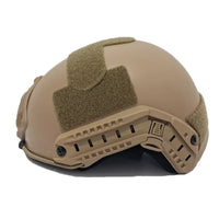 Casque Airsoft Tactique avec ou sans Orifices, Rails Latéraux et Bandes Auto-Agrippantes, vue 9