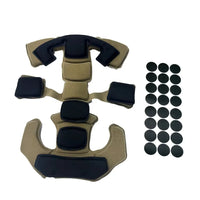 Suspension à Molette et Coussinets pour Casque Tactique, Sable, Vert ou Noir, vue 7