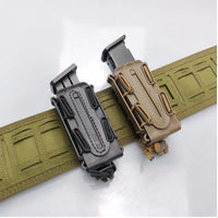 Porte-Chargeur 9 mm Coque Souple TPR et Cordon Élastique, Fixation MOLLE, vue 3