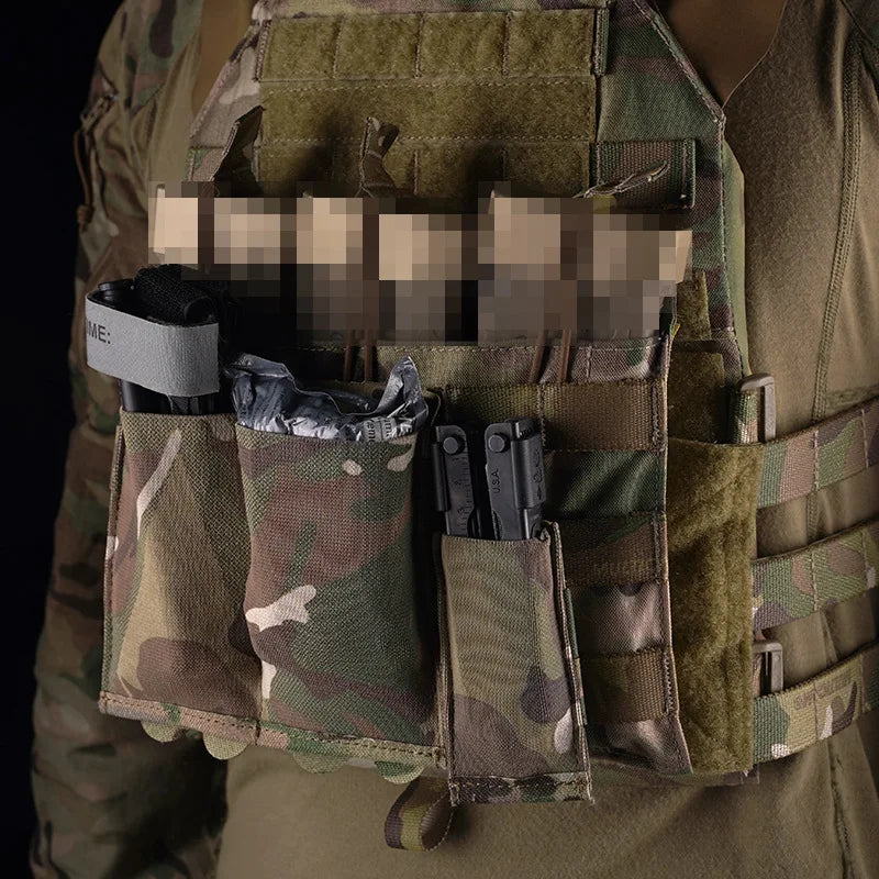 Porte-Chargeur Élastique MOLLE Nylon 5,56 et 7,62 mm, Simple, Double ou Triple, vue 2