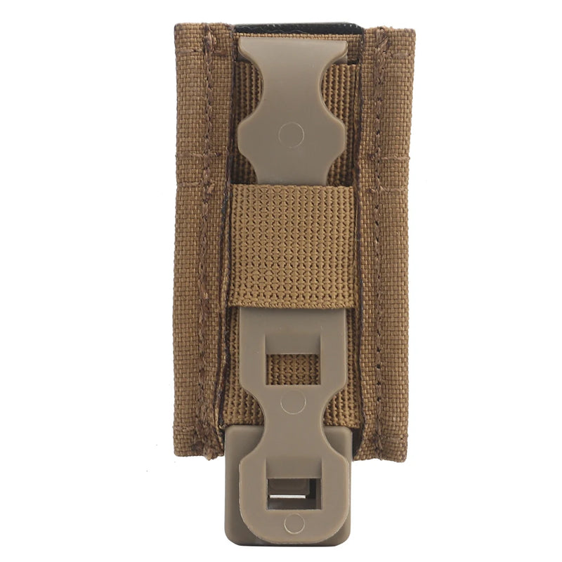 Porte-Chargeur Pistolet Simple 9 mm ou 1911, Nylon, MOLLE et Ceinture, vue 4
