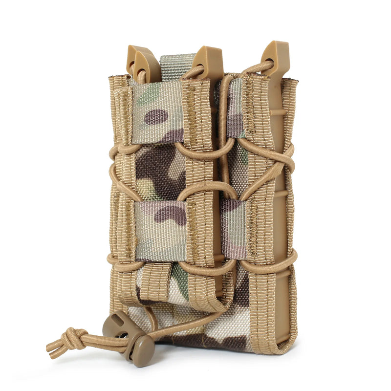 Porte-Chargeur MOLLE Double pour Fusil 5,56 mm et Pistolet 9 mm, Nylon 1000D, vue 10