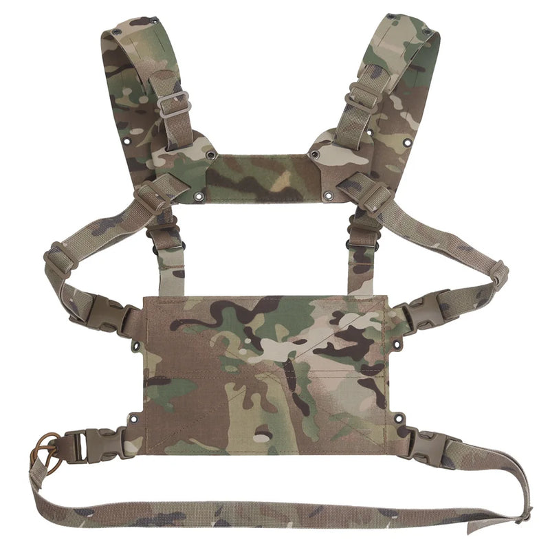 Gilet Tactique Mini Chest Rig Léger, Bretelles en H Réglables, 25 x 15 cm, vue 4