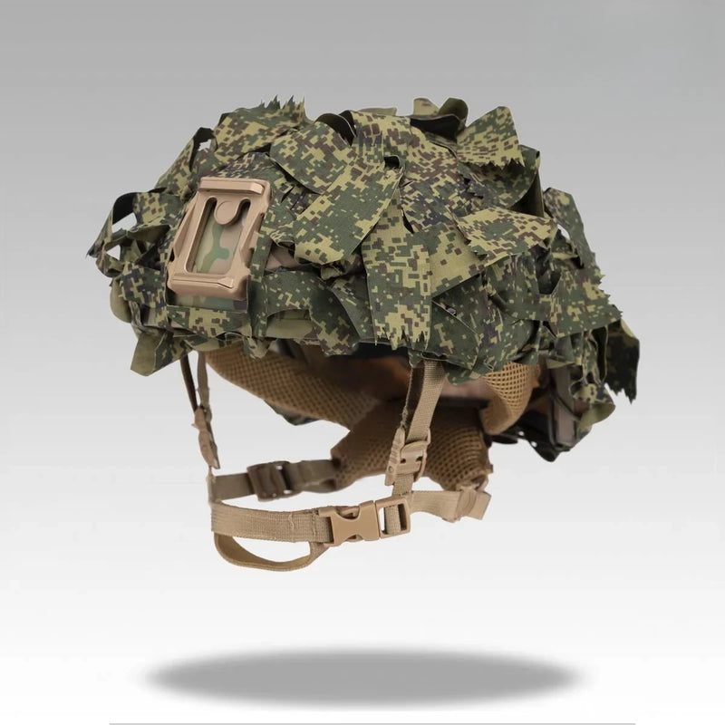 Housse de Casque Tactique Camouflage 3D en Nylon-Coton Rip-Stop, 13 Coloris, vue 11